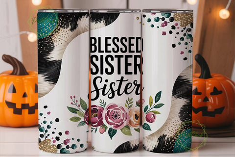 Blessed Sister Tumbler Wrap Sublimation PixelChick 