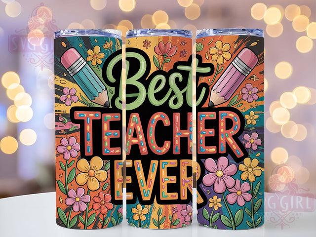 Blessed Teacher Appreciation Tumbler, Best Teacher Tumbler, Stylish 20oz Wrap, Sublimation Design, Trendy Gift Idea, Teacher Appreciation Wrap, Inspirational Teacher Tumbler Sublimation SvggirlplusArt 