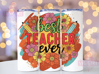 Blessed Teacher Appreciation Tumbler, Best Teacher Tumbler, Stylish 20oz Wrap, Sublimation Design, Trendy Gift Idea, Teacher Appreciation Wrap, Inspirational Teacher Tumbler Sublimation SvggirlplusArt 