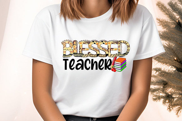 blessed teacher PNG Design Sublimation Designangry 