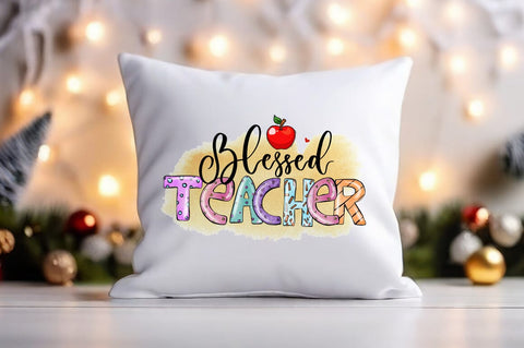 blessed teacher PNG Design Sublimation Designangry 