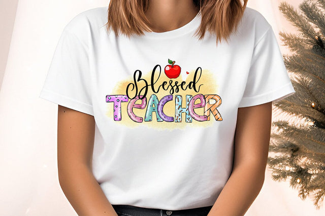 blessed teacher PNG Design Sublimation Designangry 