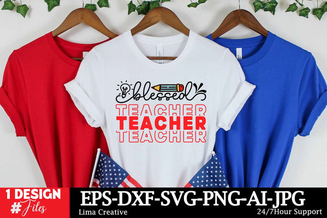 Blessed Teacher SVG Cut File SVG Insomnia Std 