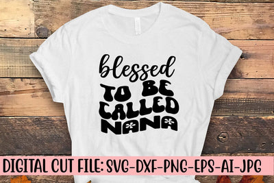 Blessed to Be Called Nana Retro SVG SVG Syaman 