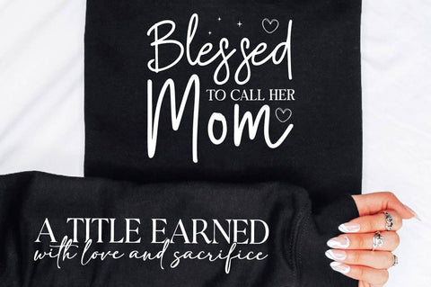 Blessed To Call Her Mom SVG Design SVG Regulrcrative 