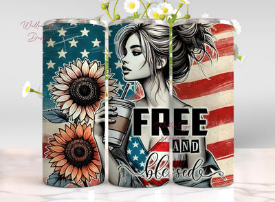 Blessed Western 20oz skinny tumbler png sublimation design download, Christian png, Blessed tumbler png, sublimate designs download Sublimation WillowSageDesign 