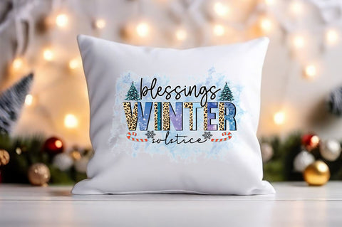 Blessings winter solstice PNG Design Sublimation Designangry 