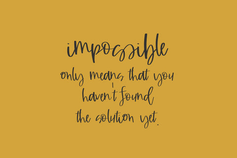 Blindside Script Font Beck McCormick 