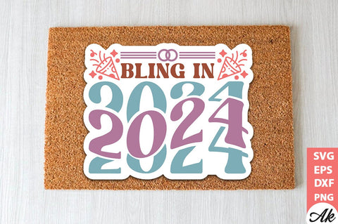 Bling in 2024 Stickers Design SVG akazaddesign 