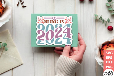 Bling in 2024 Stickers Design SVG akazaddesign 