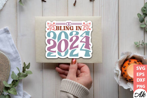 Bling in 2024 Stickers Design SVG akazaddesign 