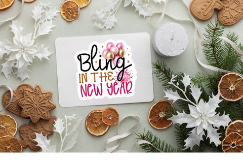 Bling in the Sticker Design Sublimation Regulrcrative 