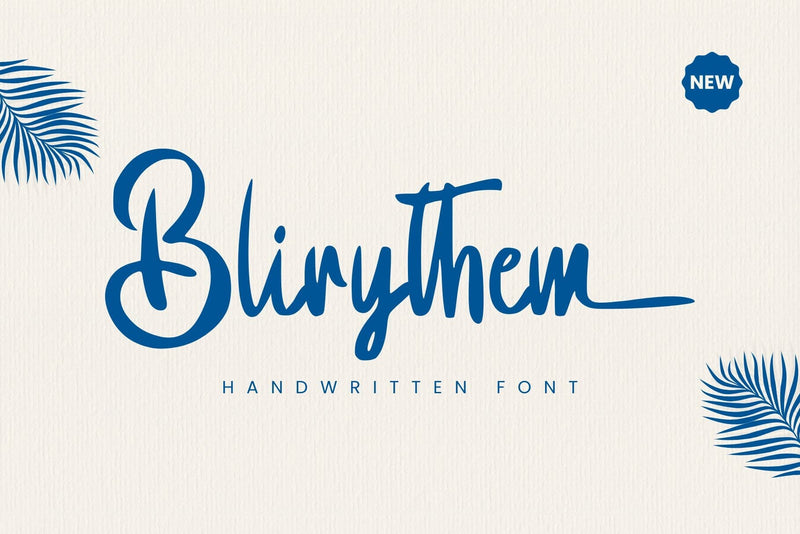 Blirythem Font Sakha Design Studio 