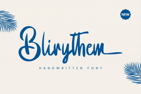 Blirythem Font Sakha Design Studio 