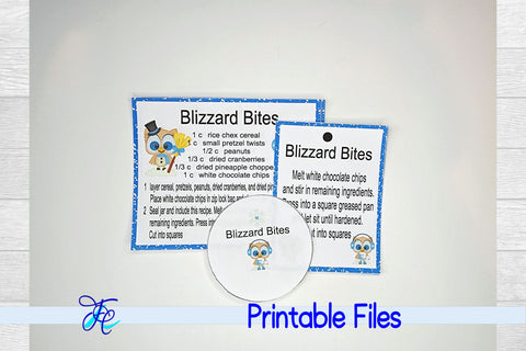 Blizzard Bites In A Jar 3D Paper Family Creations 