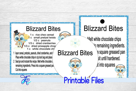 Blizzard Bites In A Jar 3D Paper Family Creations 