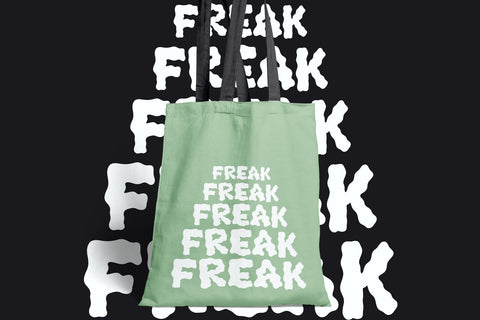 Blob Freak Font Dm Letter Studio 
