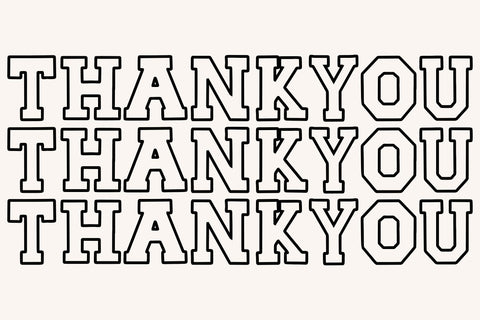 Blocksmith Outline Font Dm Letter Studio 