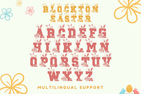 Blockton Easter Font Dm Letter Studio 