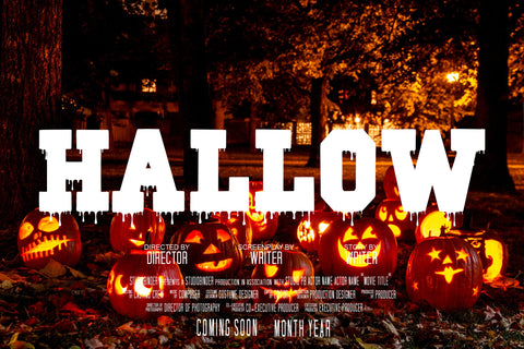 Blockton Halloween Font Dm Letter Studio 