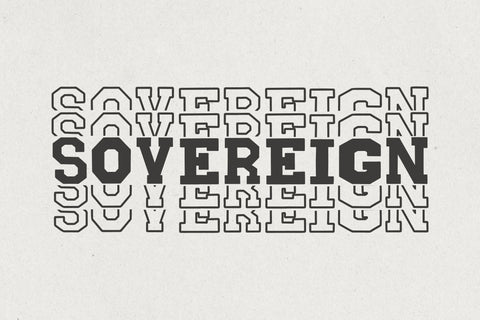 Blockton Stacked Font Dm Letter Studio 