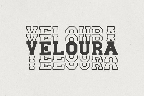 Blockton Stacked Font Dm Letter Studio 