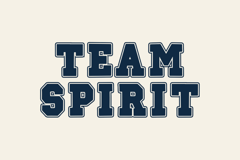 Blockton Varsity Font Dm Letter Studio 