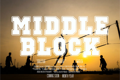 Blockton Varsity Font Dm Letter Studio 