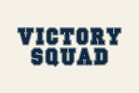 Blockton Varsity Font Dm Letter Studio 