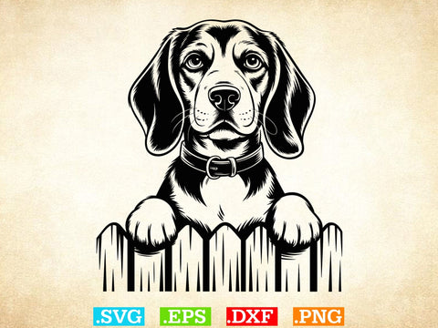 Bloodhound Puppy Svg, Dog Lover Svg, Dog Outline Svg SVG Creativeart88 