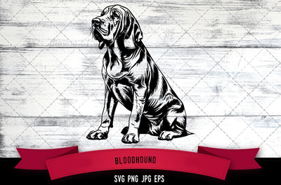 Bloodhound SVG, Dog SVG, Logo - Digital Download with Commercial License for Cricut, Silhouette, Scan N Cut Crafting SVG Loveleen Kaur 