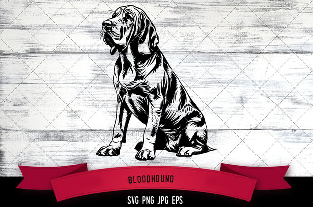Bloodhound SVG, Dog SVG, Logo - Digital Download with Commercial License for Cricut, Silhouette, Scan N Cut Crafting SVG Loveleen Kaur 