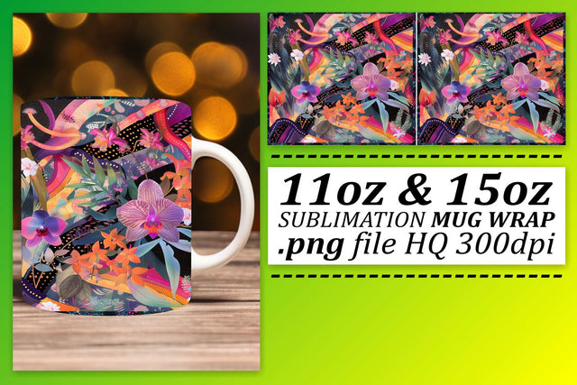 Bloom Beauty Mug Sublimation Sublimation afrosvg 