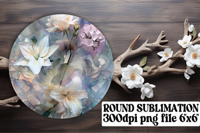 Bloom Beauty Ornaments Car Coaster Sublimation Keychain PNG Sublimation afrosvg 