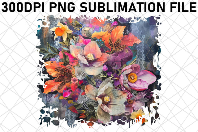 Bloom Beauty tshirt Design Vibrant Color Sublimation afrosvg 