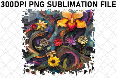 Bloom Blossom tshirt Vibrant Color Sublimation afrosvg 
