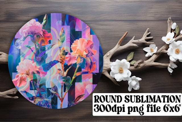 Bloom Bonanza Ornaments Car Coaster Decor Keychain PNG Sublimation afrosvg 