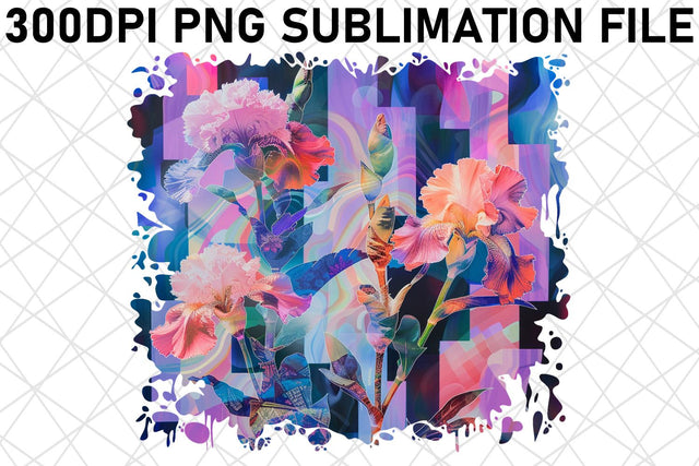 Bloom Bonanza PNG Decor Vibrant Color Sublimation afrosvg 