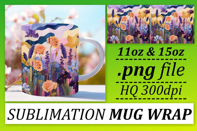 Bloom Brilliance Sublimation Art Sublimation afrosvg 