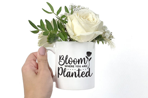 Bloom Where You Are Planted SVG Cut File SVG CraftLabSVG 