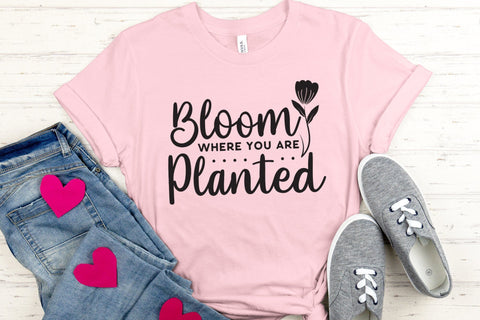 Bloom Where You Are Planted SVG Cut File SVG CraftLabSVG 