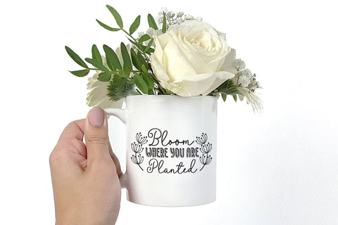 Bloom Where You Are Planted - Wildflower SVG SVG CraftLabSVG 