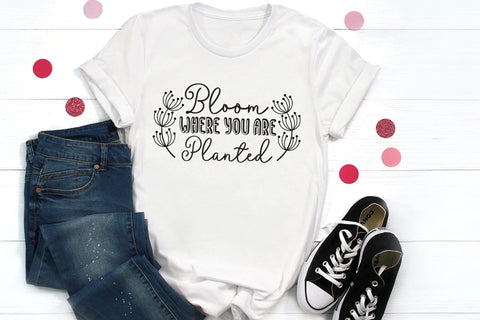 Bloom Where You Are Planted - Wildflower SVG SVG CraftLabSVG 