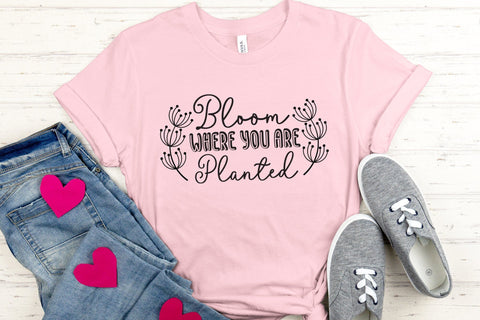 Bloom Where You Are Planted - Wildflower SVG SVG CraftLabSVG 