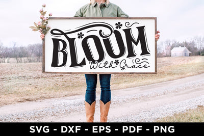 Bloom with Grace SVG, DXF, PNG, EPS, PDF SVG CraftLabSVG 
