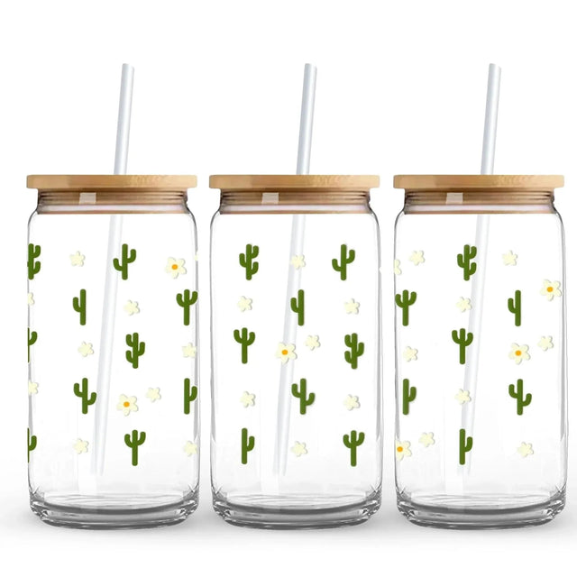 Bloomin Cactus 9.7 x 4.3 UV Wrap (Cup NOT Included) Physical DIY Craft Warehouse 