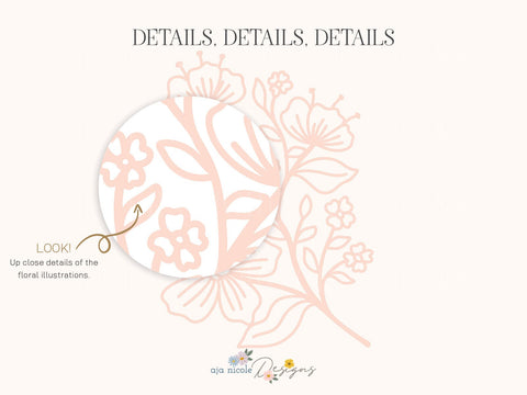Bloomin Flower Cut File SVG Aja Nicole Designs 
