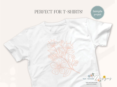 Bloomin Flower Cut File SVG Aja Nicole Designs 