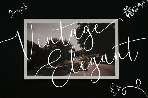 Blooming Garden Font Rotterlab studio 