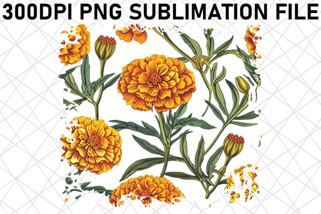 Blooming Meadow Sublimation Pattern, Flower Fantasy PNG Design, Whimsical Petals, Garden Vibes Sublimation afrosvg 